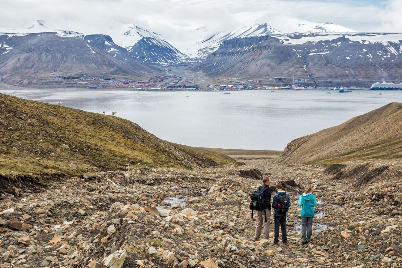 Longyearbyen from Hiorthfjellet