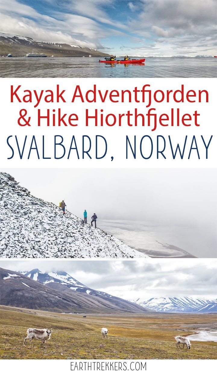 Svalbard Hike Hiorthfjellet Kayak Adventfjord