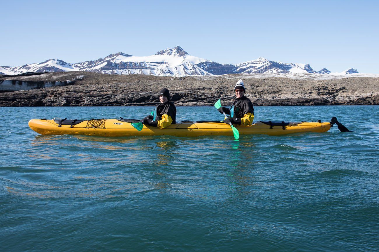 Tim and Tyler Kayaking