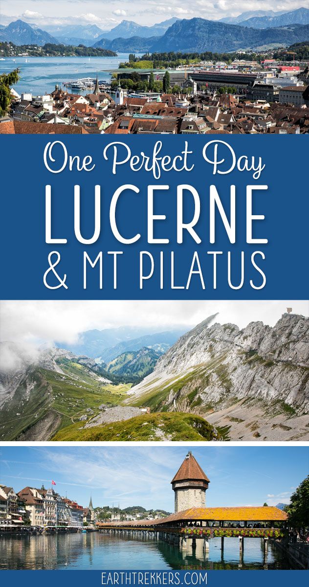 Lucerne and Pilatus One Day Itinerary