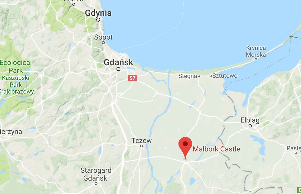 Malbork Castle Location