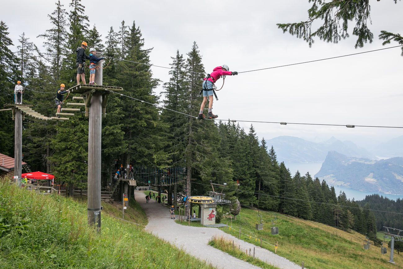 Mt Pilatus Ropes Course