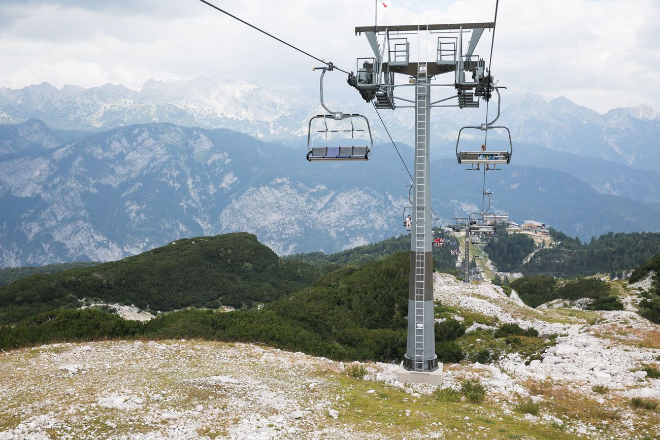 On the Vogel Cable Car