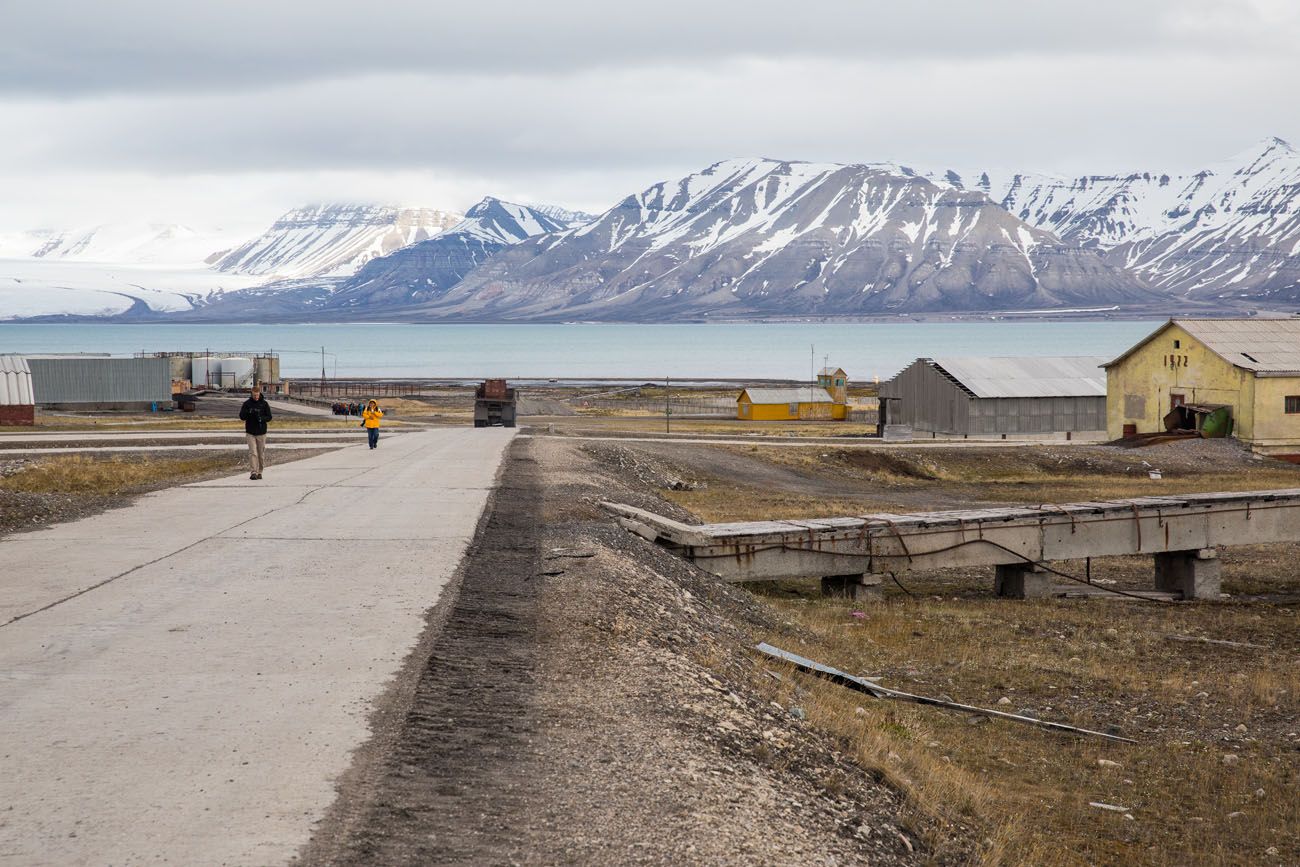 Pyramiden in June