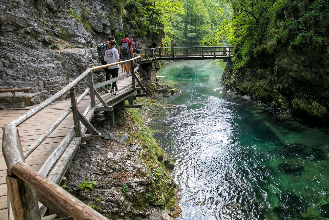 Vintgar Gorge in Summer