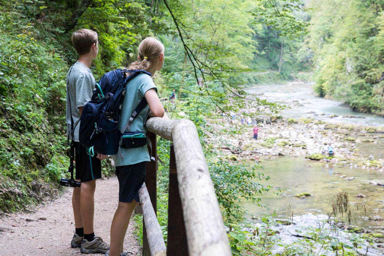 Vintgar Gorge with Kids