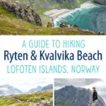 Lofoten Islands Hike Ryten Kvalvika Beach