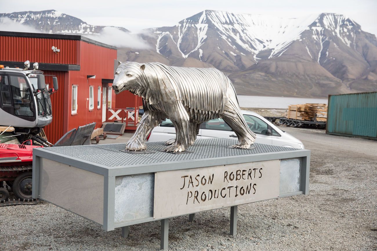 Longyearbyen Polar Bear Statue