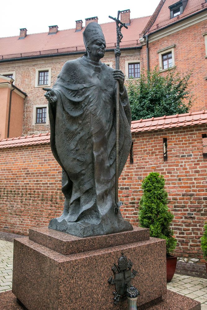 Pope Statue Krakow