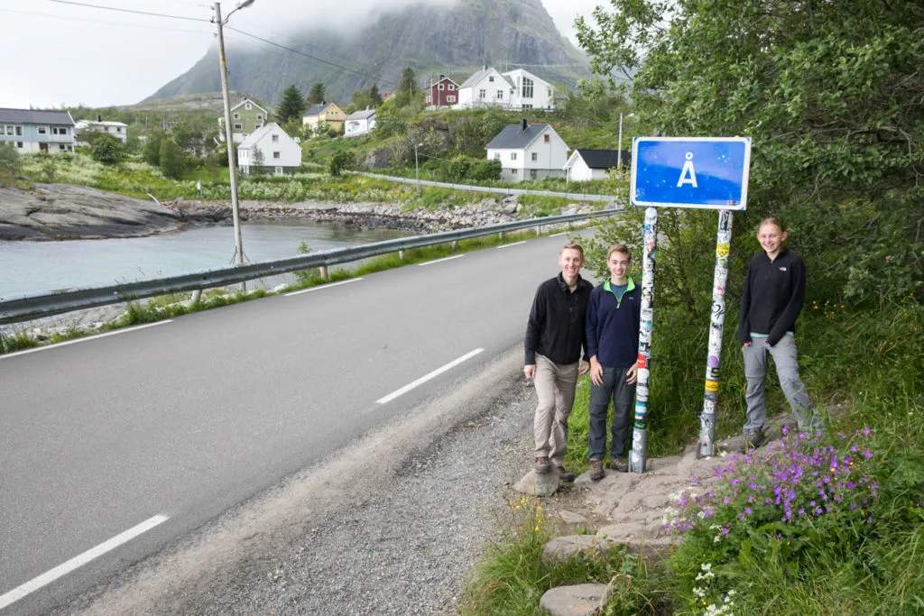 A i Lofoten
