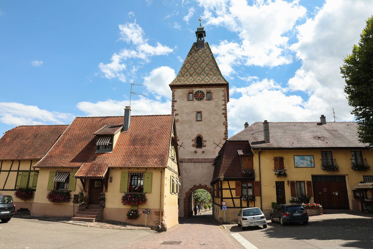 Bergheim Entrance Alsace Wine Route