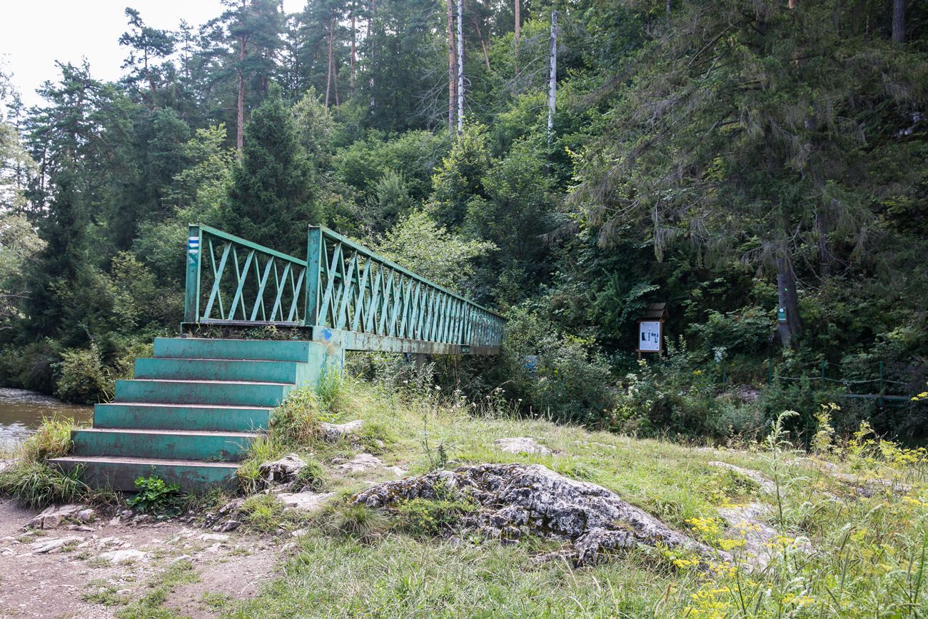 Bridge at start of trail