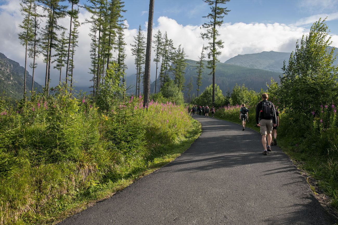 Road to Popradske Pleso