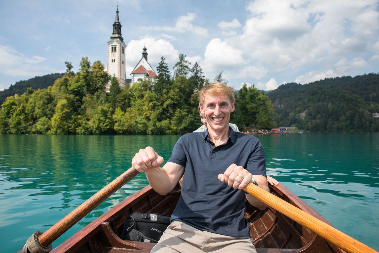 Row Boat Lake Bled