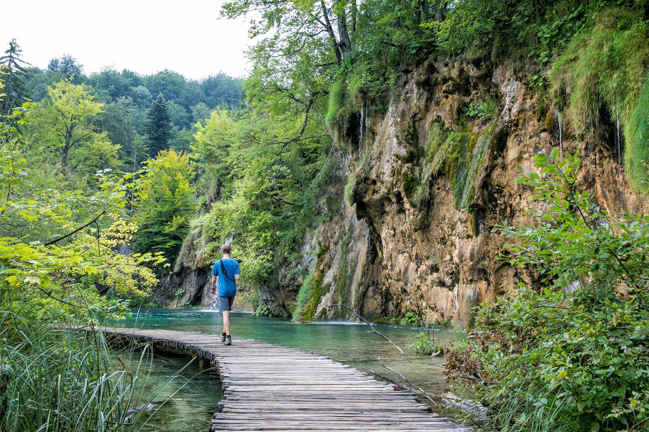 Tyler in Plitvice Lakes