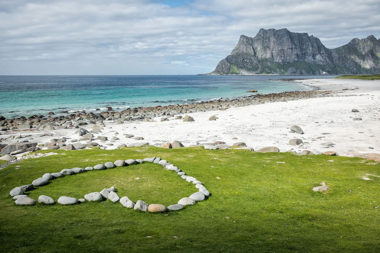 Uttakleiv Beach northern Norway itinerary