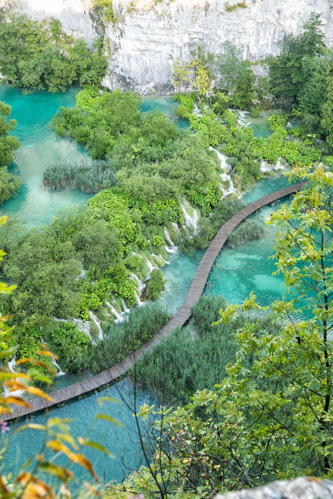 View over Plitvice best hikes in Europe