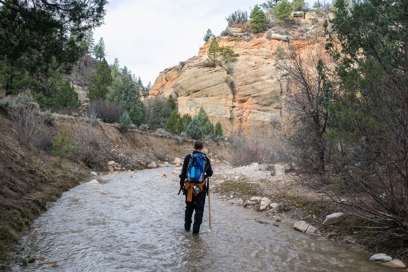 First part of River Hike