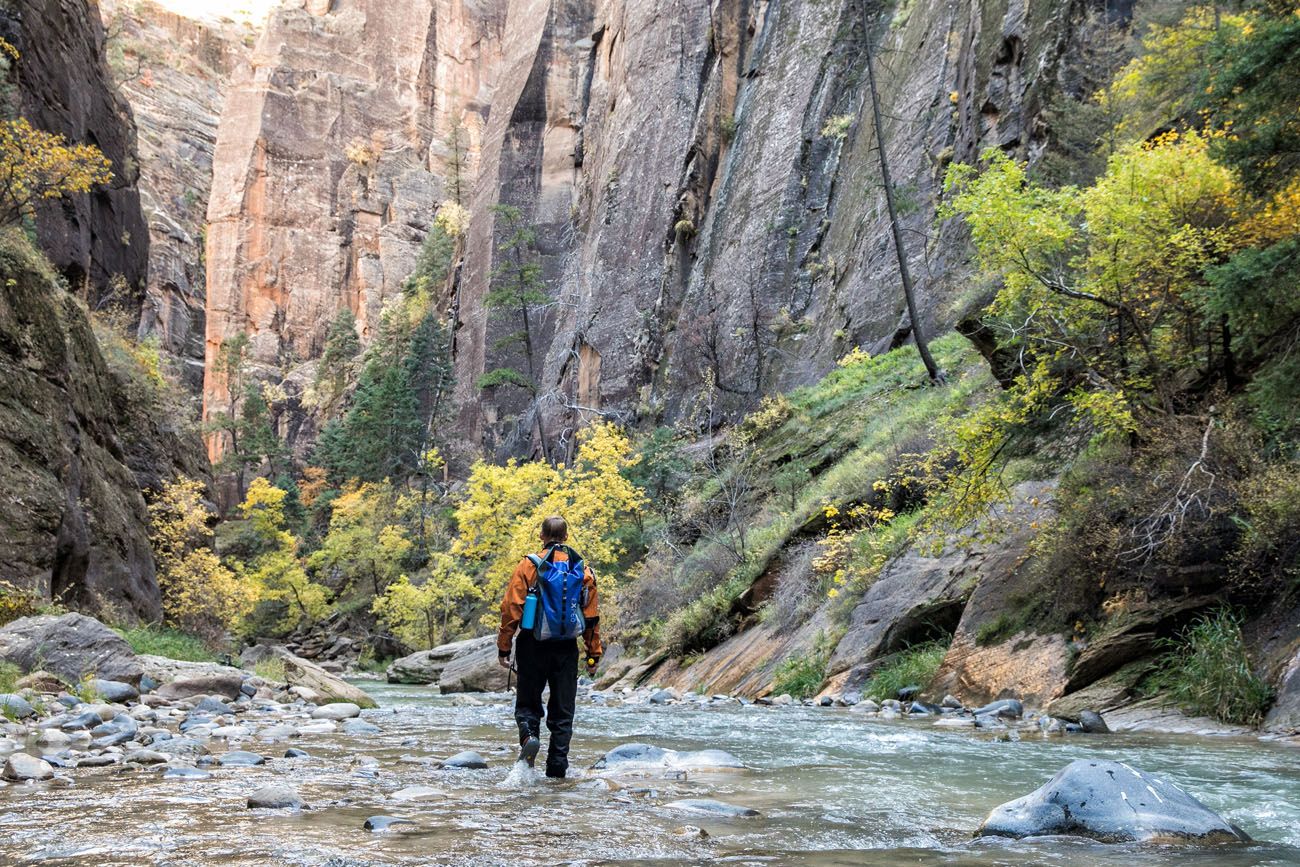 Hiking Zion Narrows