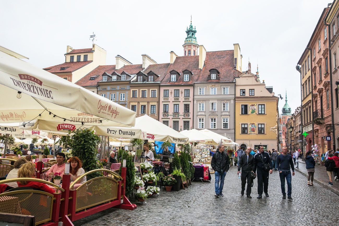 Market Square Warsaw best things to do in Warsaw
