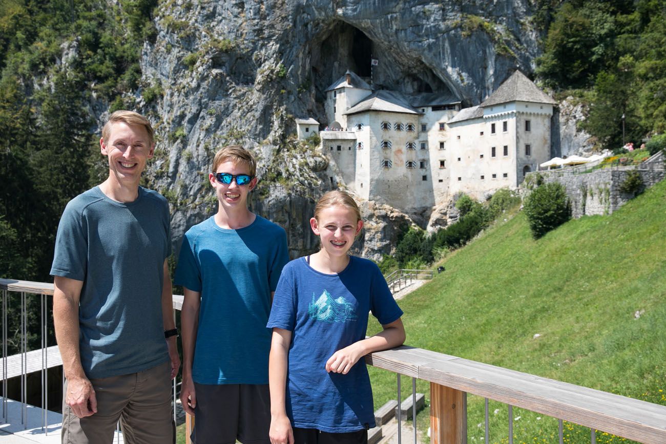 Predjama Castle from Ljubljana