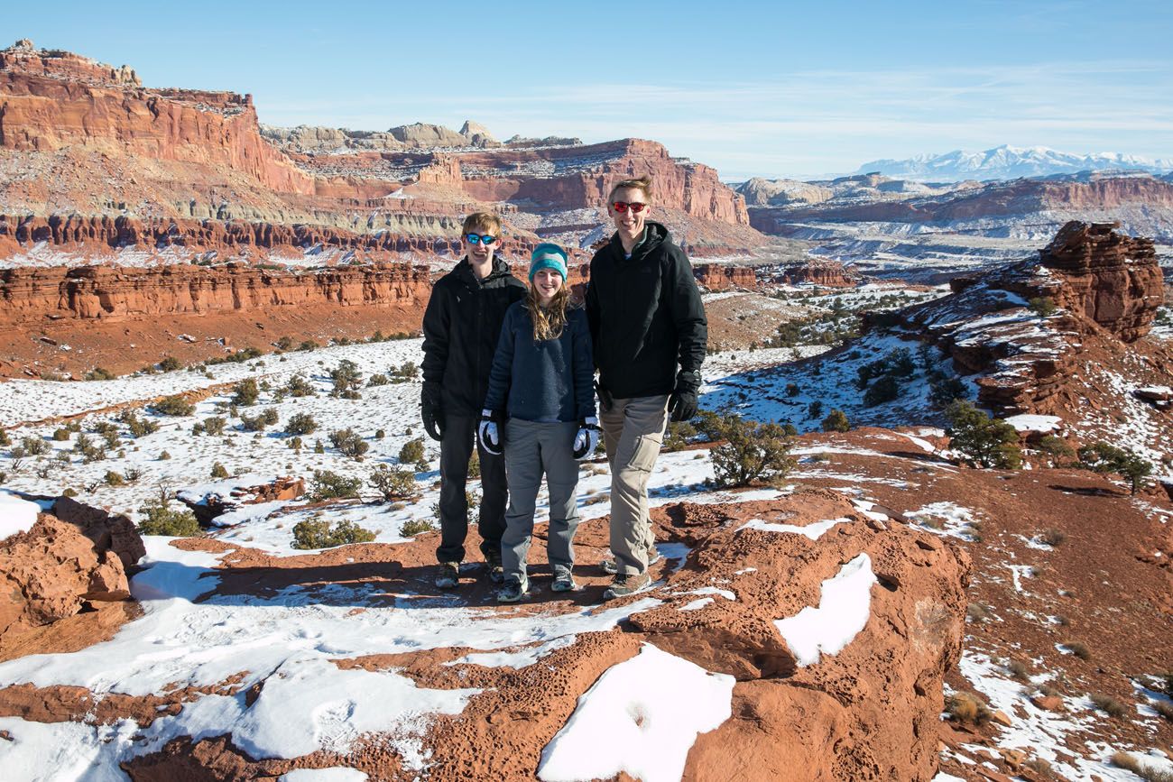 Capitol Reef and Snow