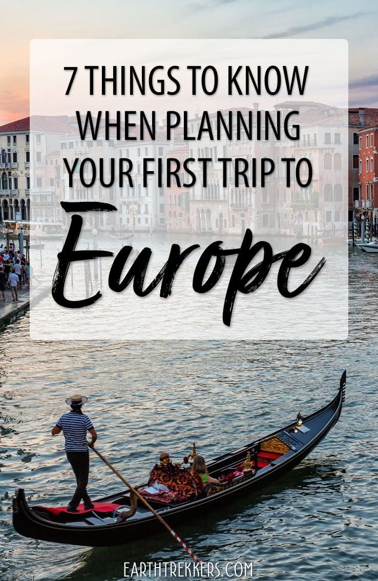 First Trip to Europe Itinerary