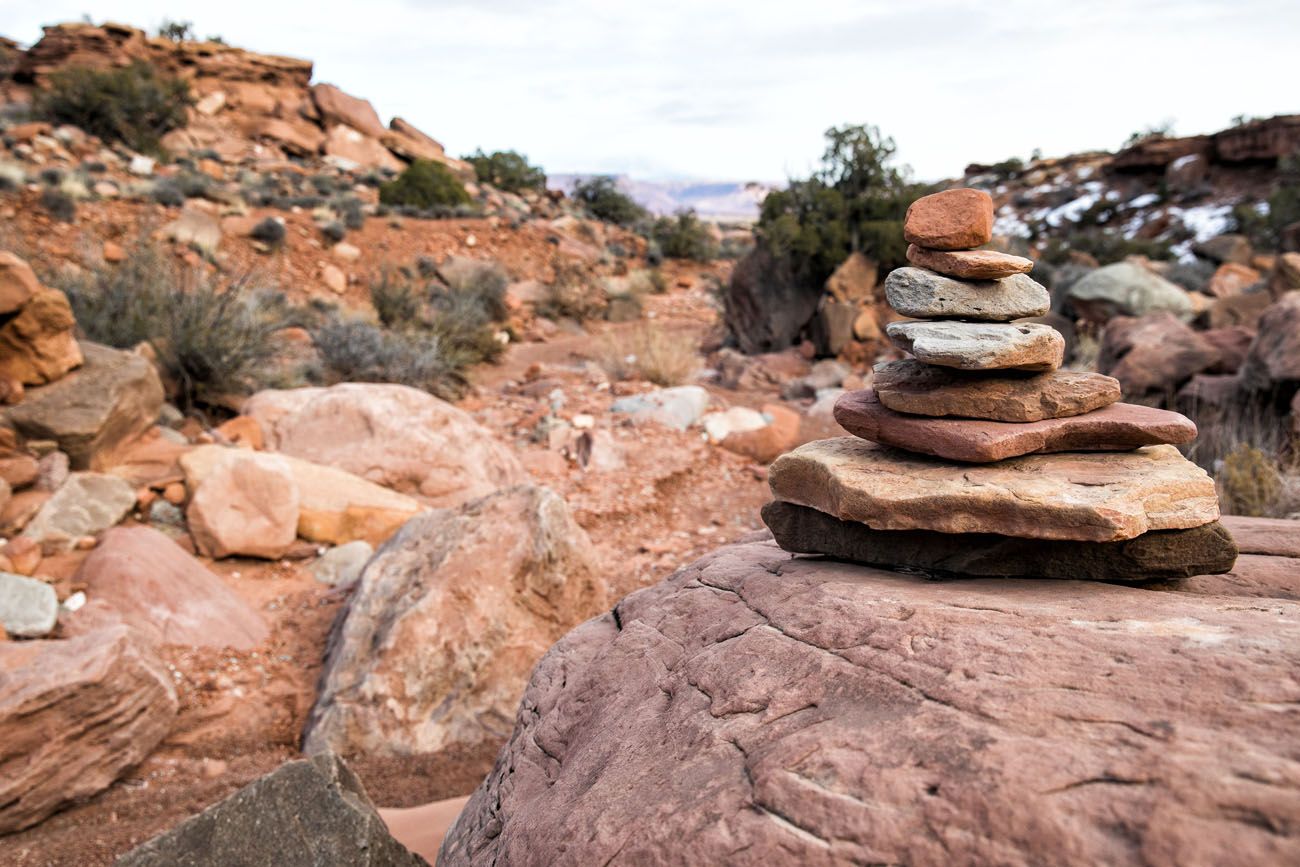 Cairn in Canyonlands