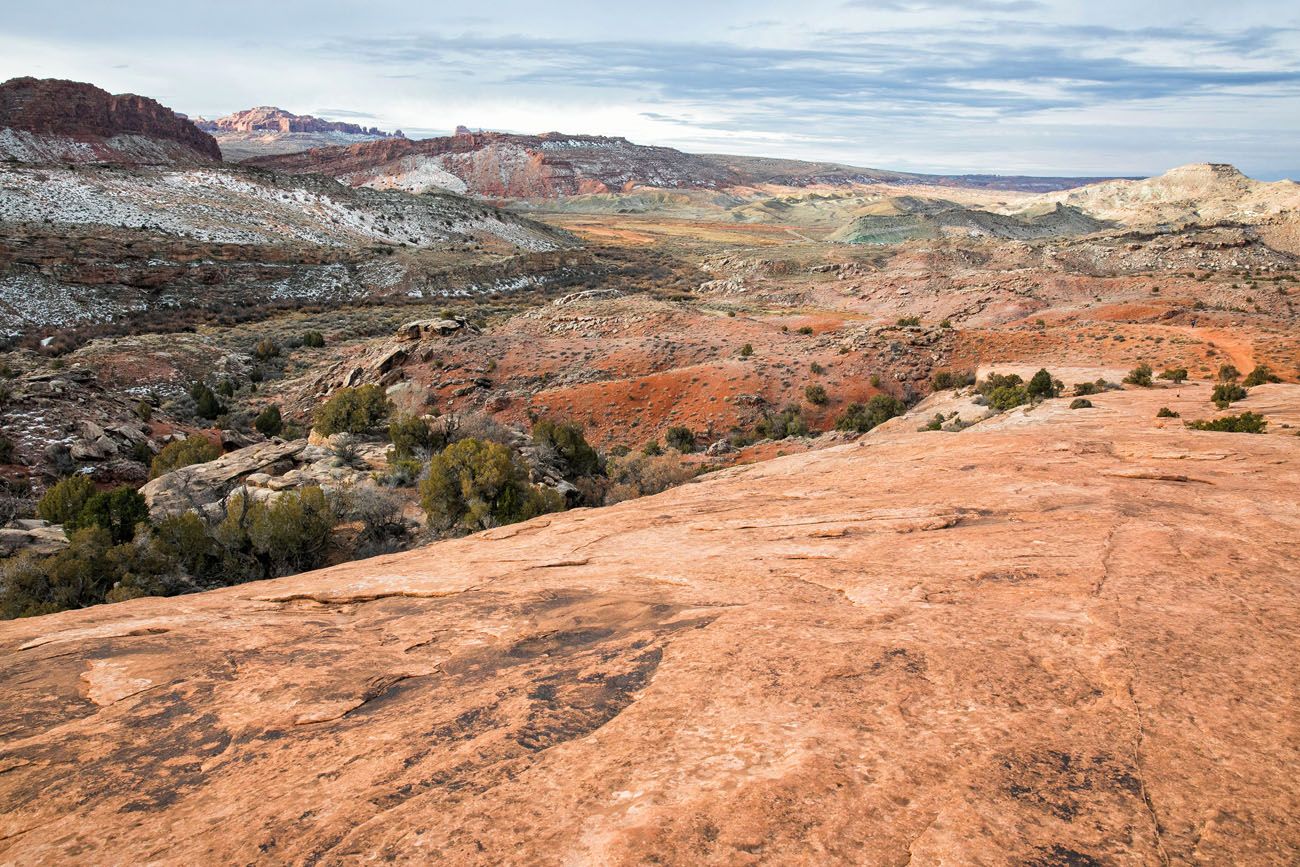 Overlooking Arches National Park