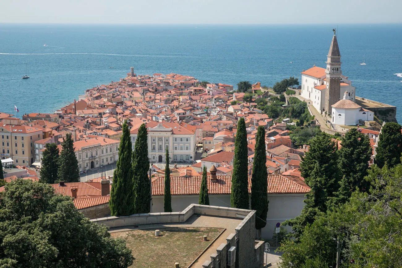 Piran from Medieval Walls