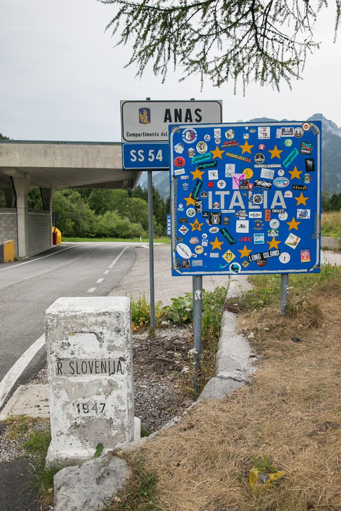 Slovenia Italy Border