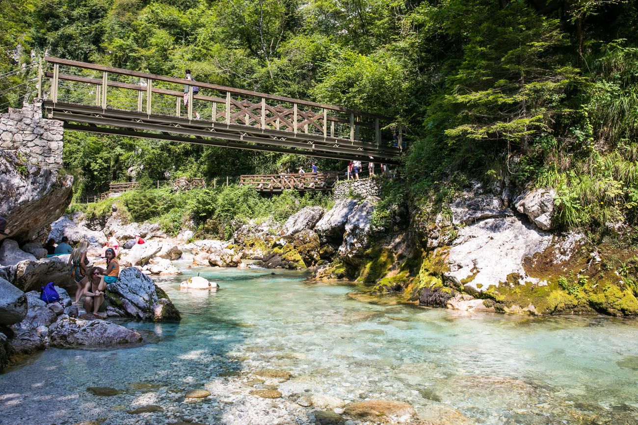 Tolmin Gorge Slovenia road trip
