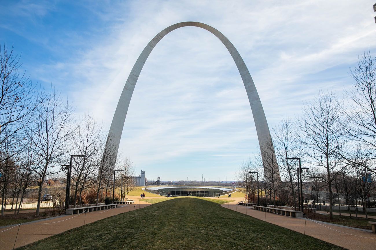Gateway Arch in February