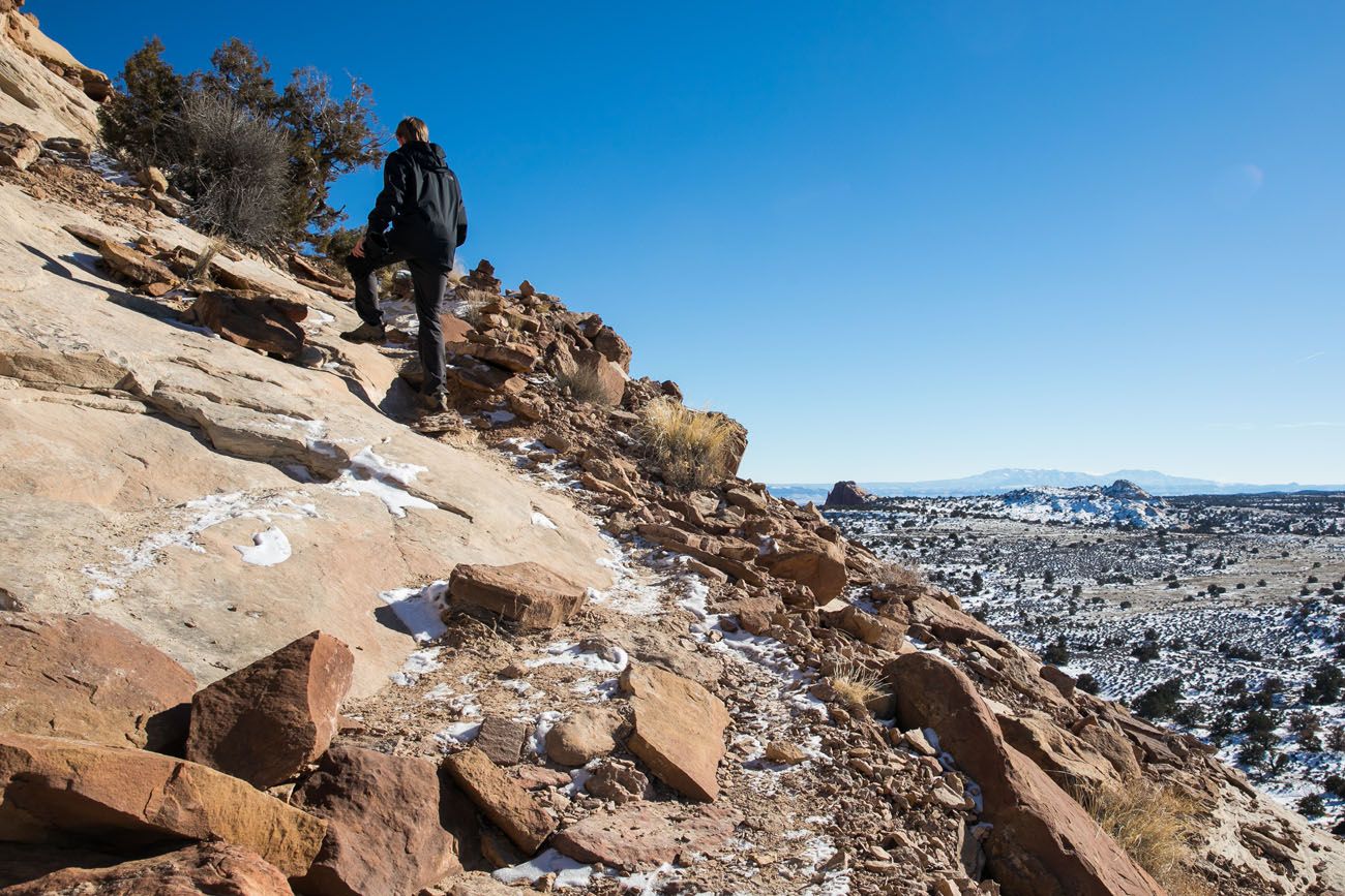 Tyler Hiking Canyonlands