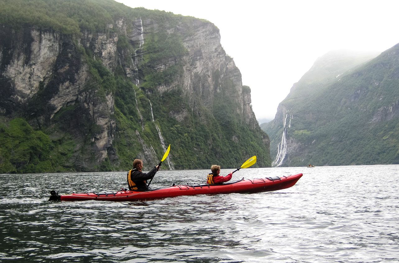 Kayak Geirangerfjord 10 days in Norway