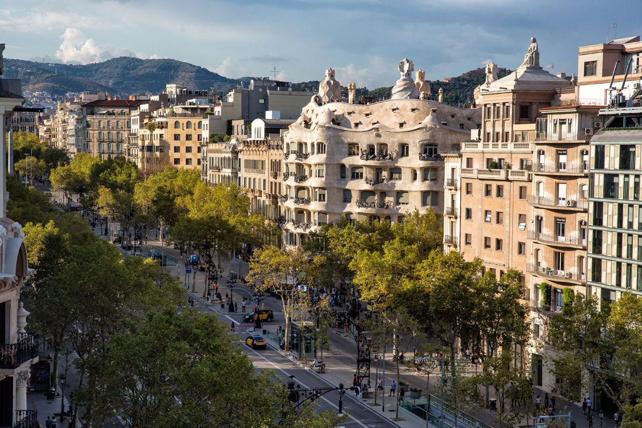 Passeig de Gracia Where to Stay in Barcelona