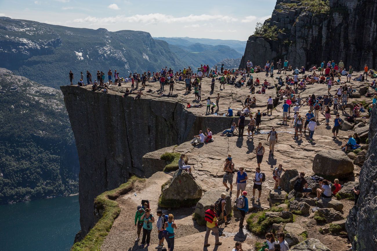 Pulpit Rock in August