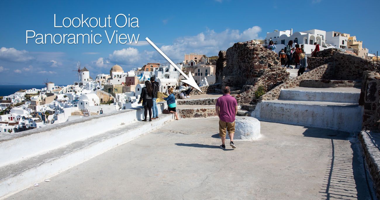 Lookout Oia Panoramic Viewpoint