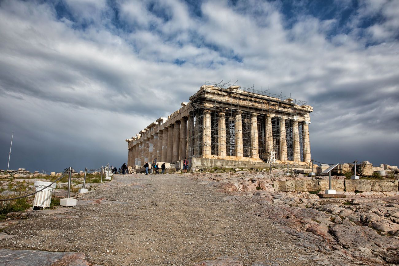 First View of the Acropolis