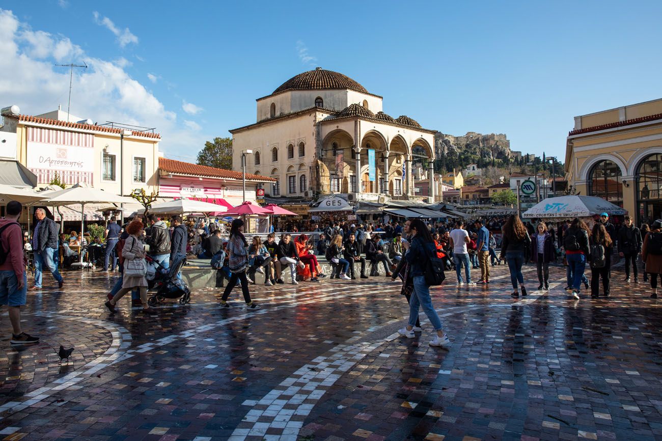 Monastiraki Square | Best things to do in Athens