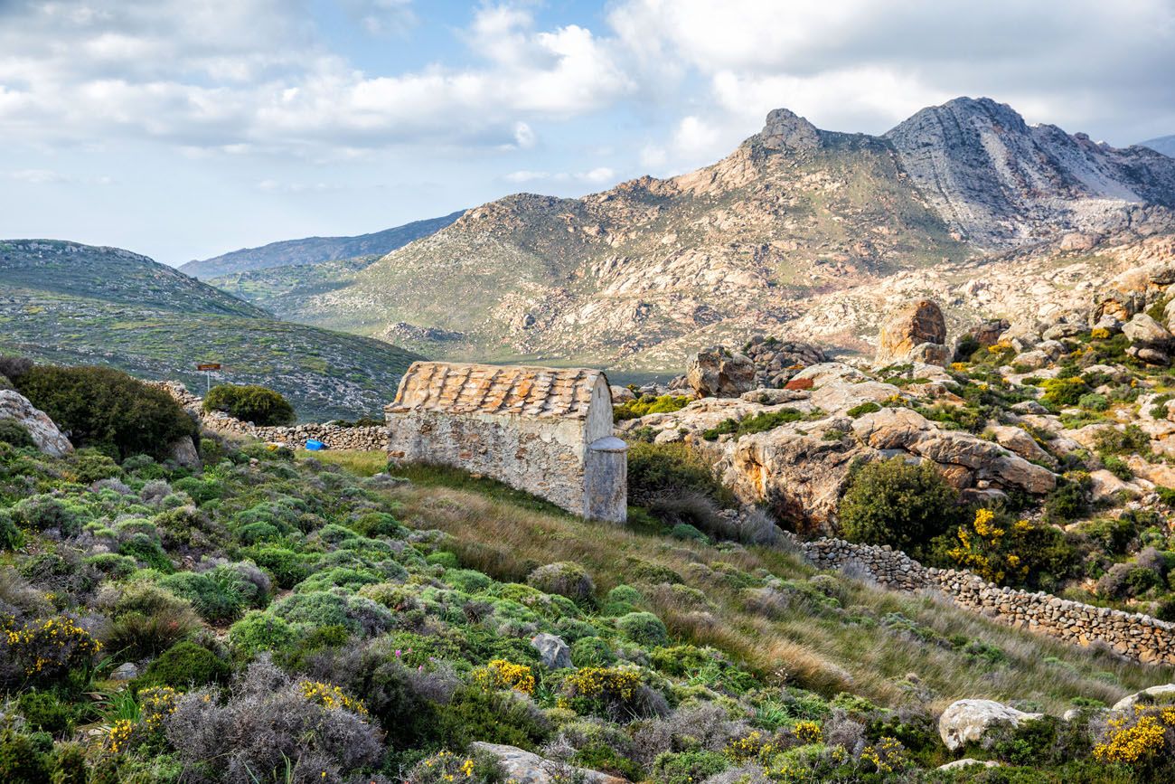 Naxos Hike in April