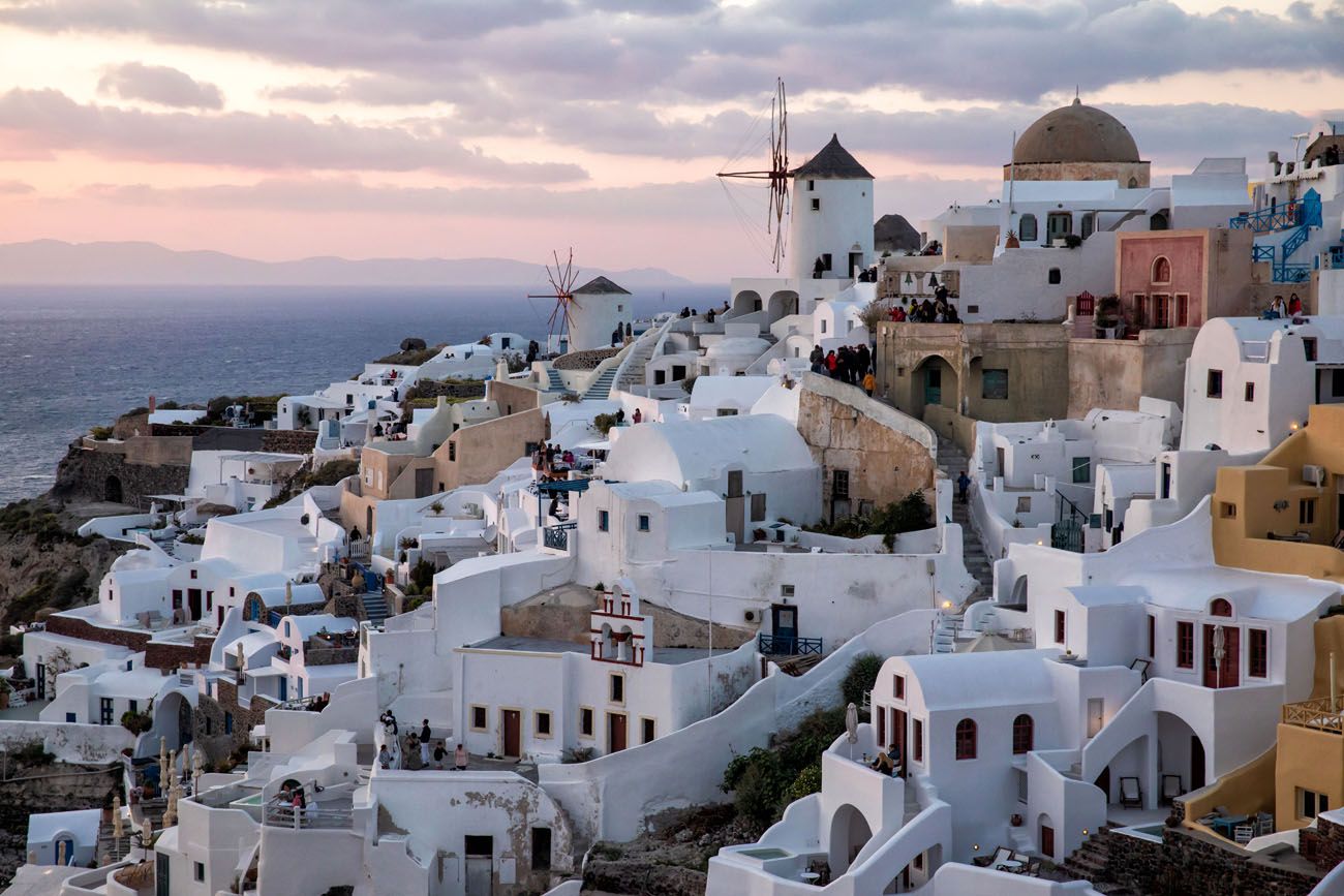 Oia Castle Sunset