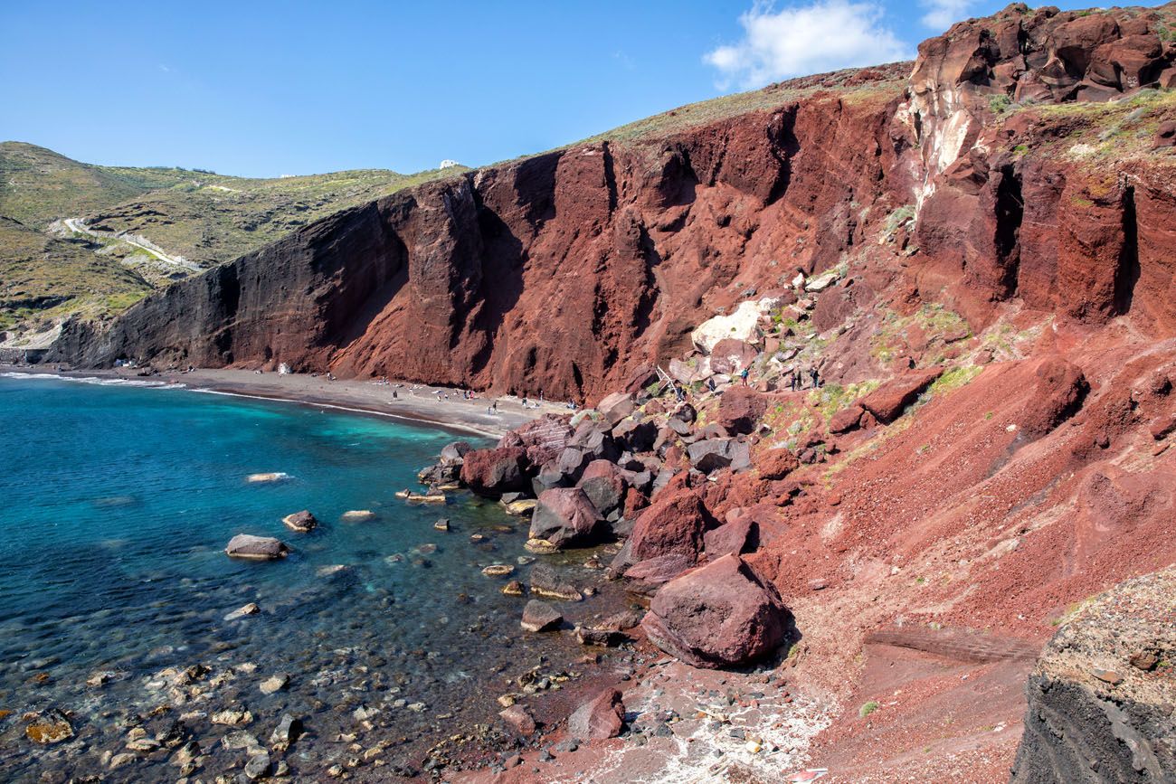 Red Beach Santorini