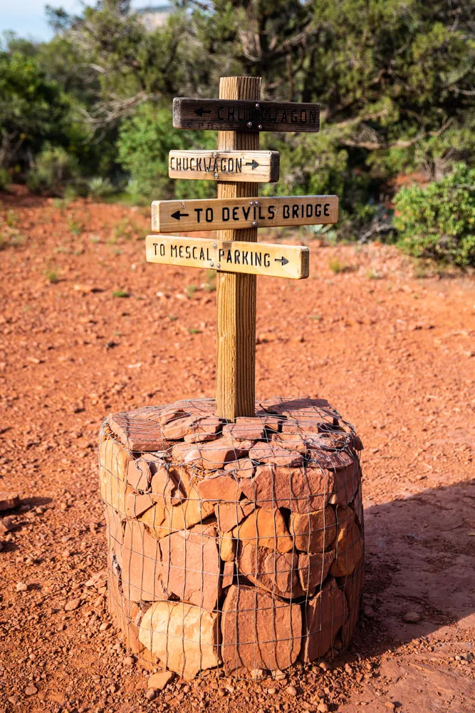 Sedona Hiking Sign