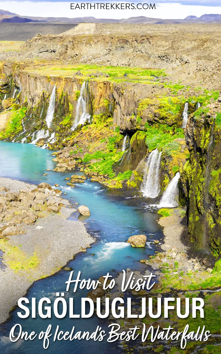 Iceland Best Waterfall Sigoldugljufur