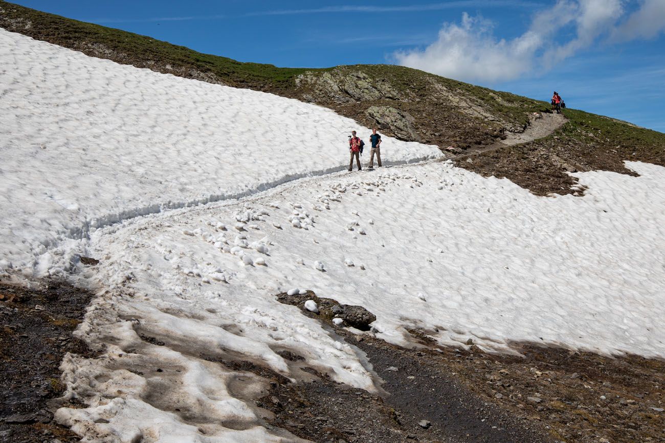 More Snow on the Trail