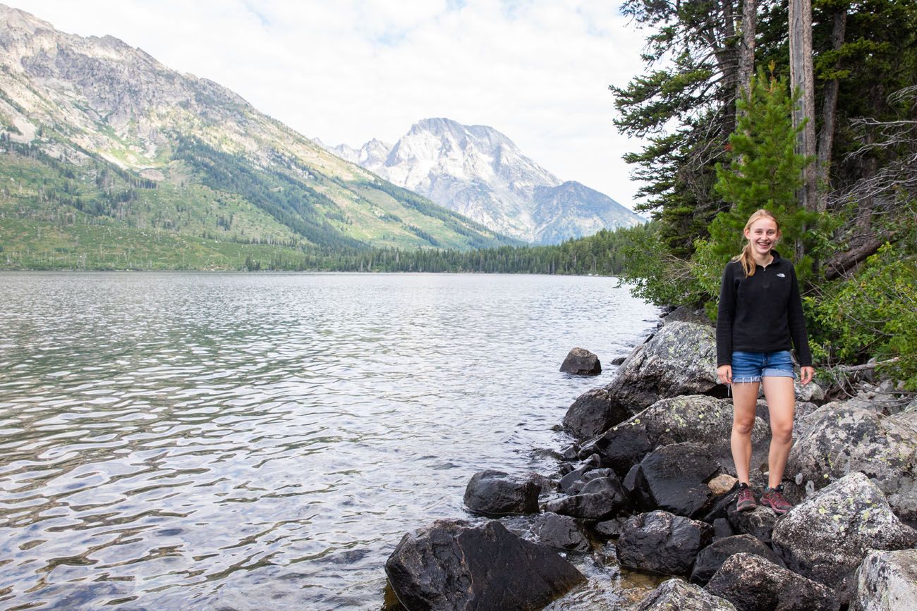 Kara at Jenny Lake