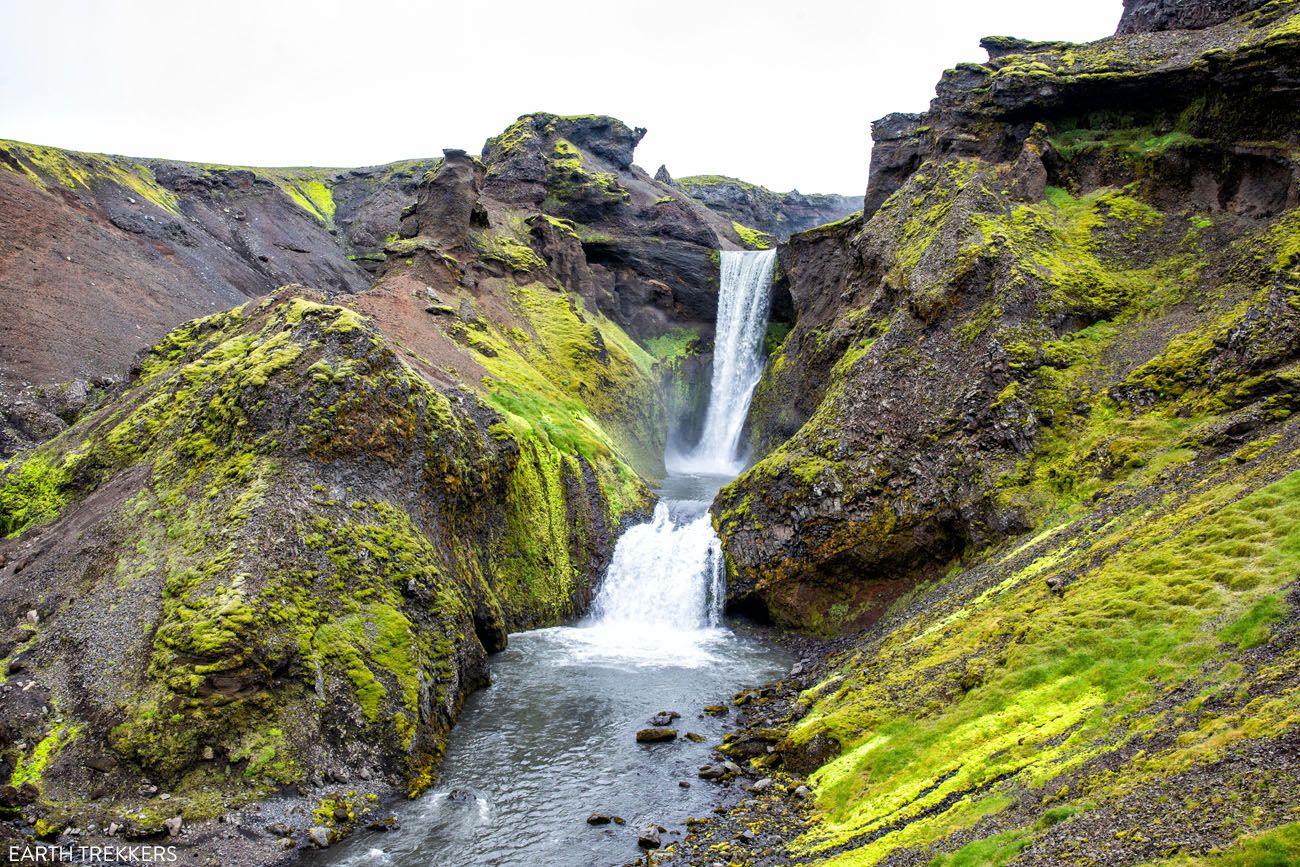 Sunset Falls Iceland