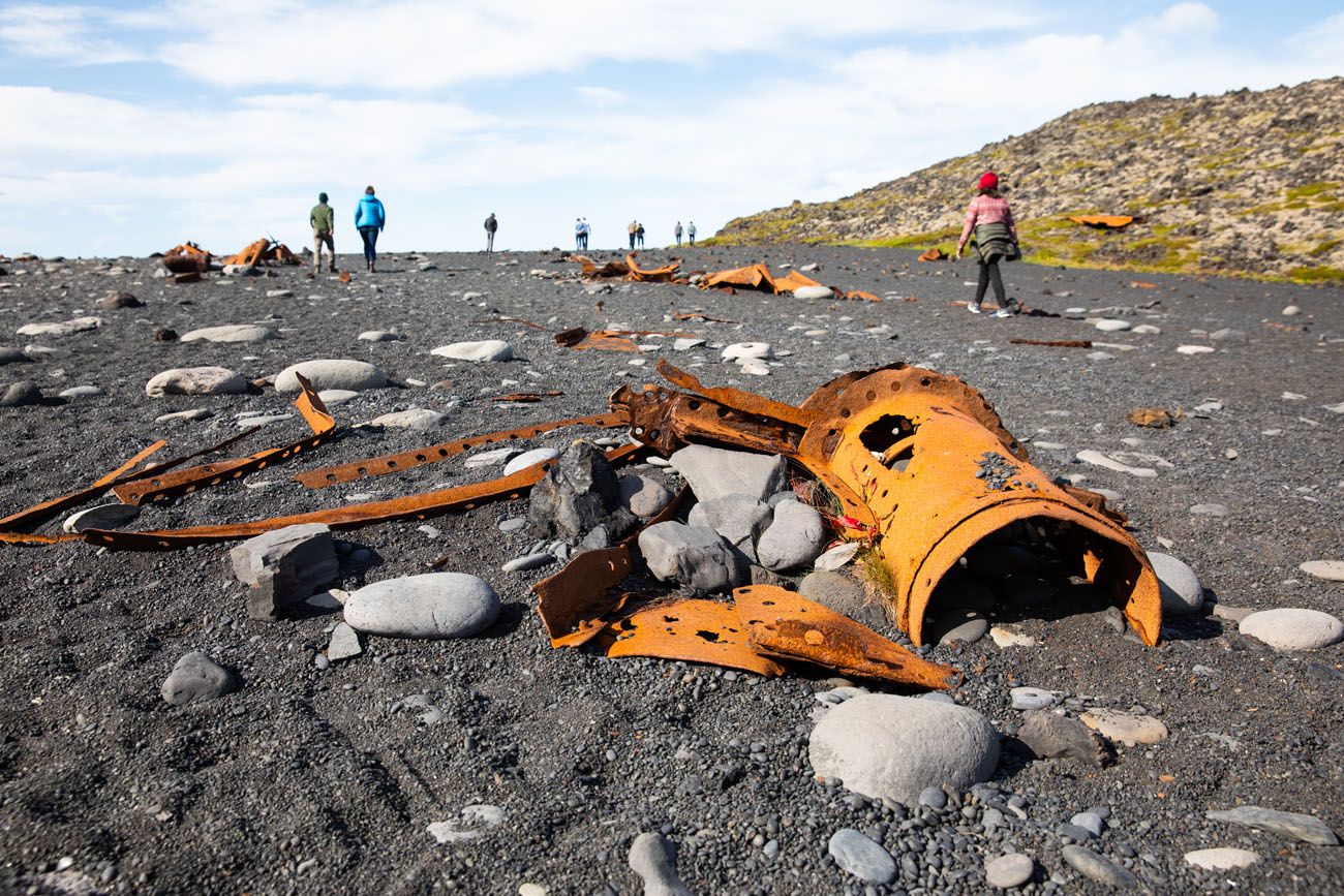 Wreckage on the Beach