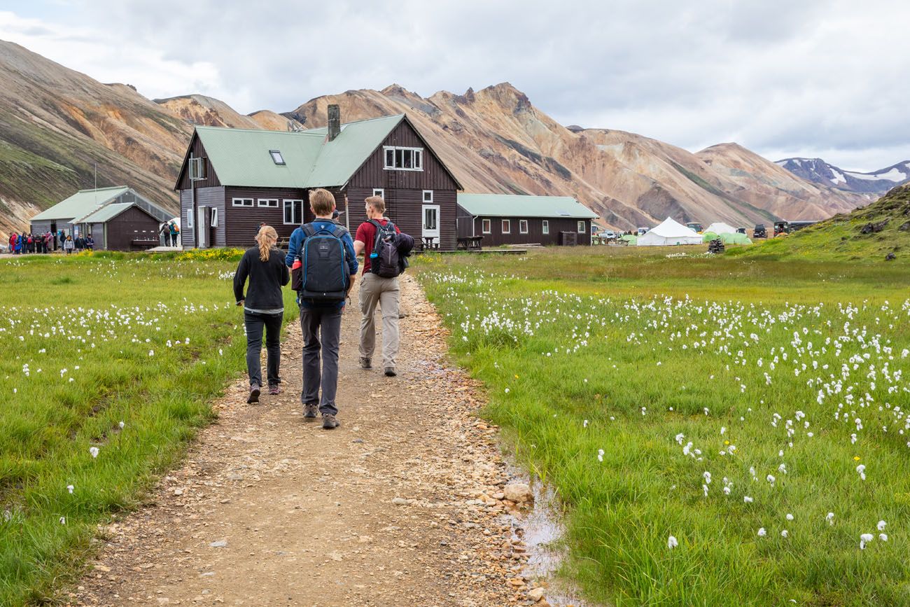 Entering Landmannalaugar